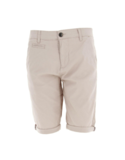 Short chino venili beige homme - La Maison Blaggio