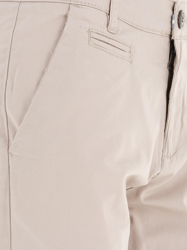 Short chino venili beige homme - La Maison Blaggio