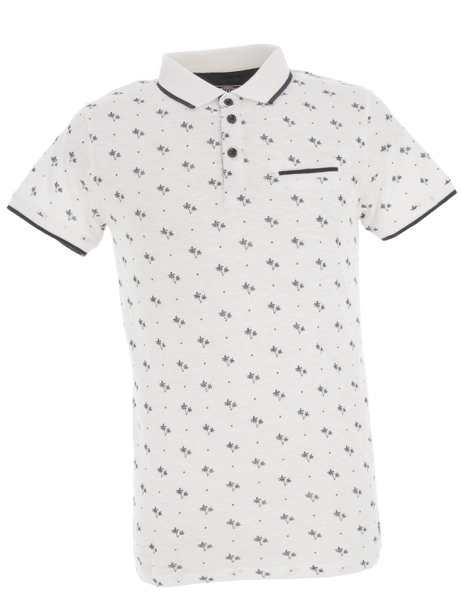 Polo playa blanc homme - La Maison Blaggio