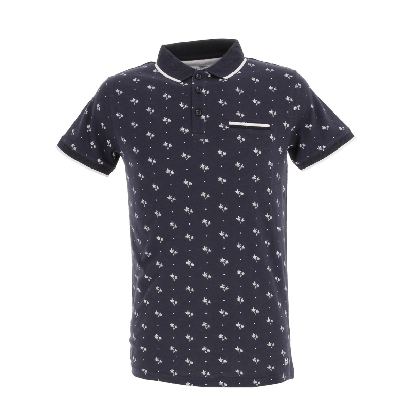 Polo playa bleu marine homme - La Maison Blaggio