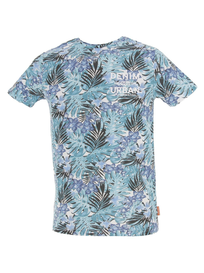 T-shirt molna bleu homme - La Maison Blaggio