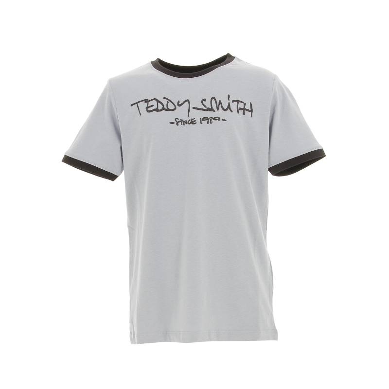 T-shirt ticlass 3 bleu garçon - Teddy Smith