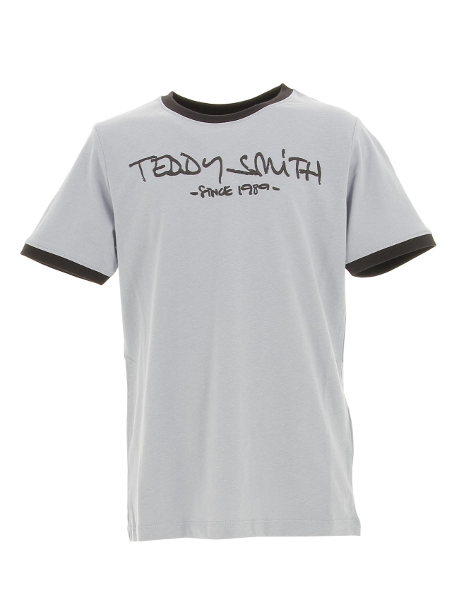 T-shirt ticlass 3 bleu garçon - Teddy Smith