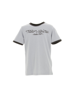 T-shirt ticlass 3 bleu garçon - Teddy Smith