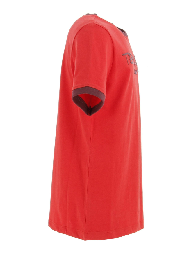 T-shirt ticlass 3 rouge garçon - Teddy Smith