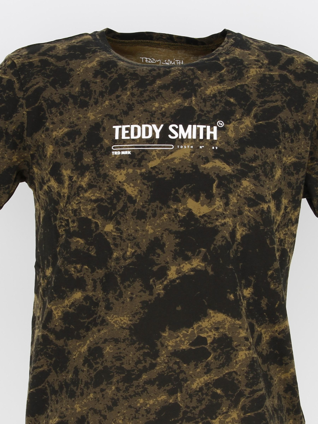 T-shirt dye kaki garçon - Teddy Smith