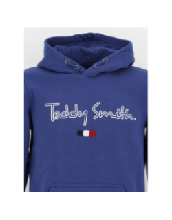 Sweat à capuche seven bleu garçon - Teddy Smith