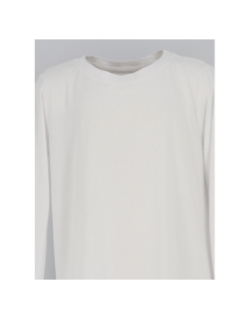 T-shirt manches longues ticia blanc fille - Teddy Smith
