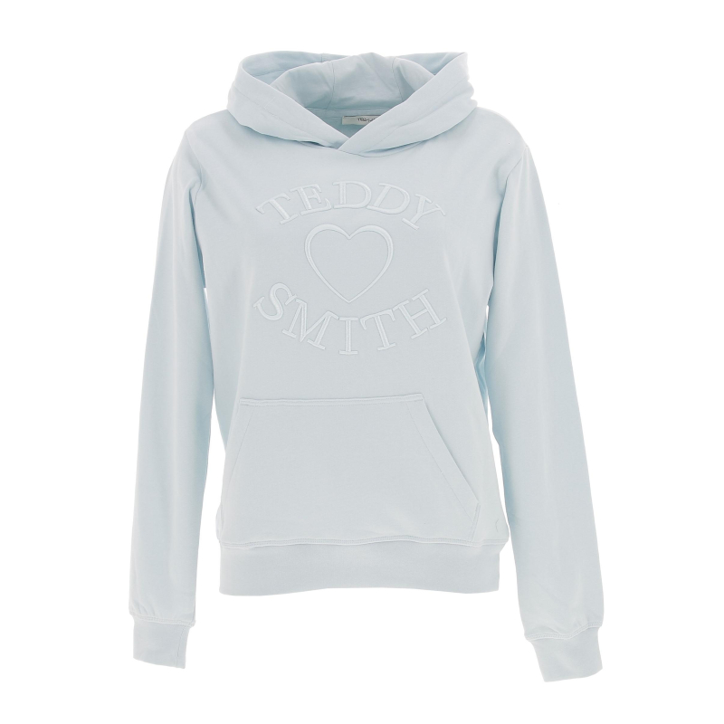 Sweat à capuche keal bleu fille - Teddy Smith