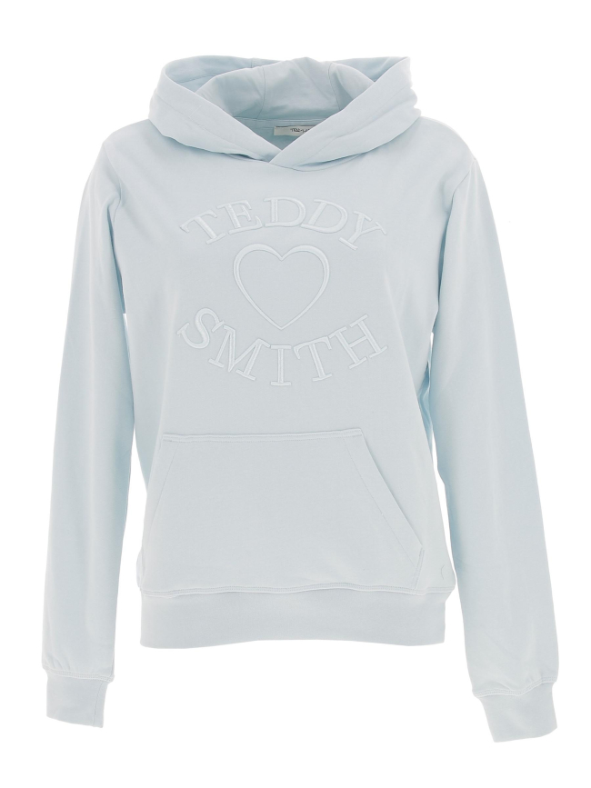 Sweat à capuche keal bleu fille - Teddy Smith