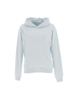 Sweat à capuche keal bleu fille - Teddy Smith