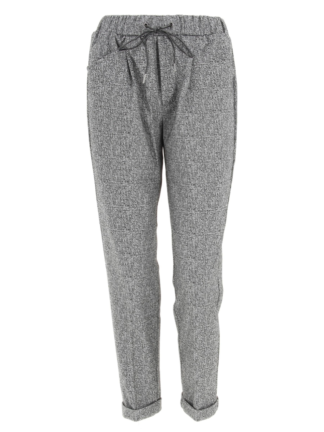 Pantalon 3/4 carrot new charbon noir femme - Teddy Smith