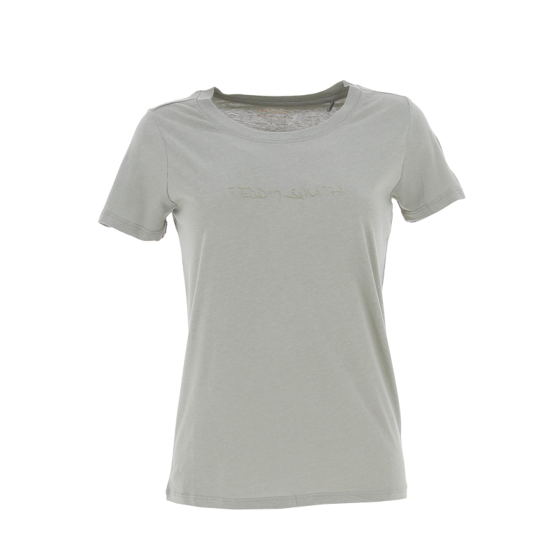 T-shirt ticia vert femme - Teddy Smith