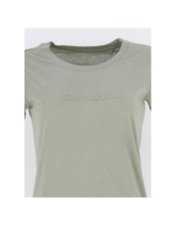 T-shirt ticia vert femme - Teddy Smith