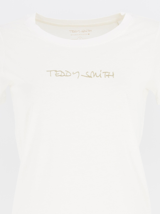 T-shirt ticia blanc femme - Teddy Smith