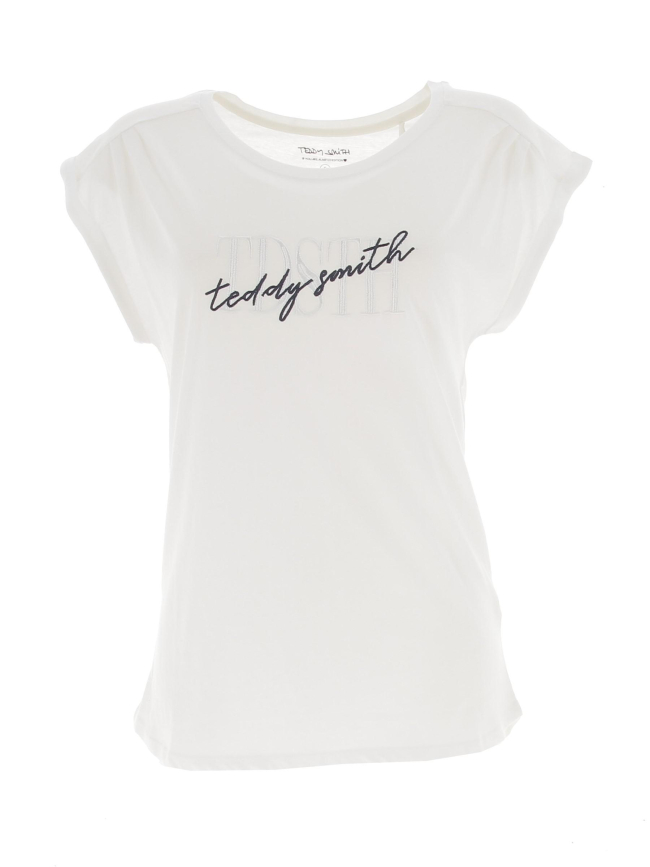 T-shirt talipa écru femme - Teddy Smith