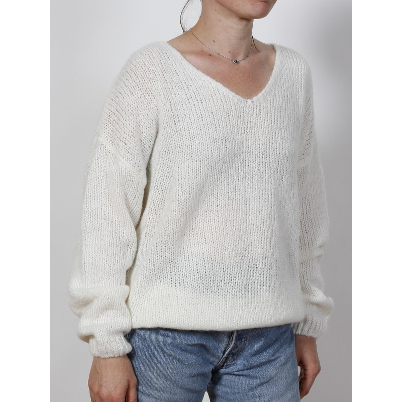 Pull molly blanc femme - Teddy Smith