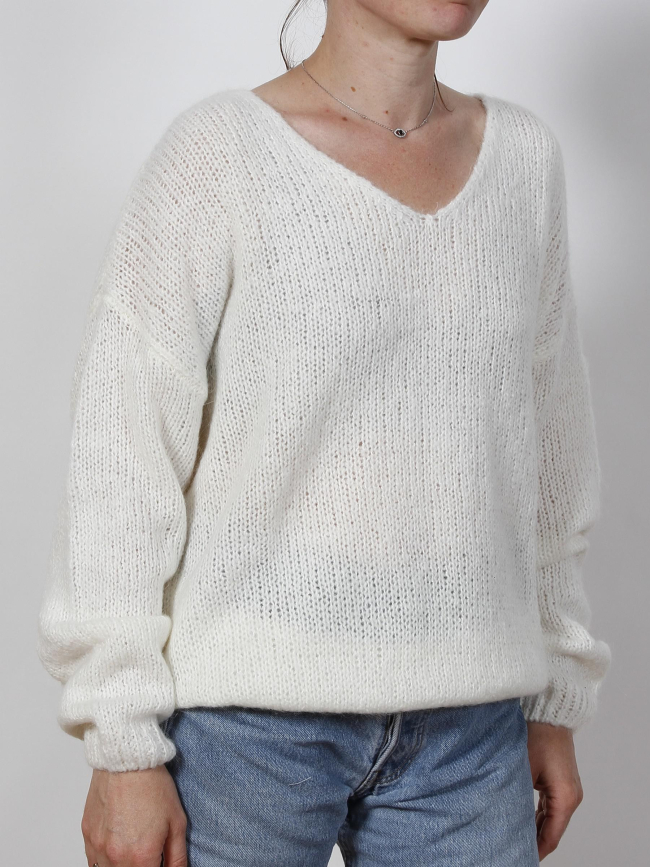 Pull molly blanc femme - Teddy Smith