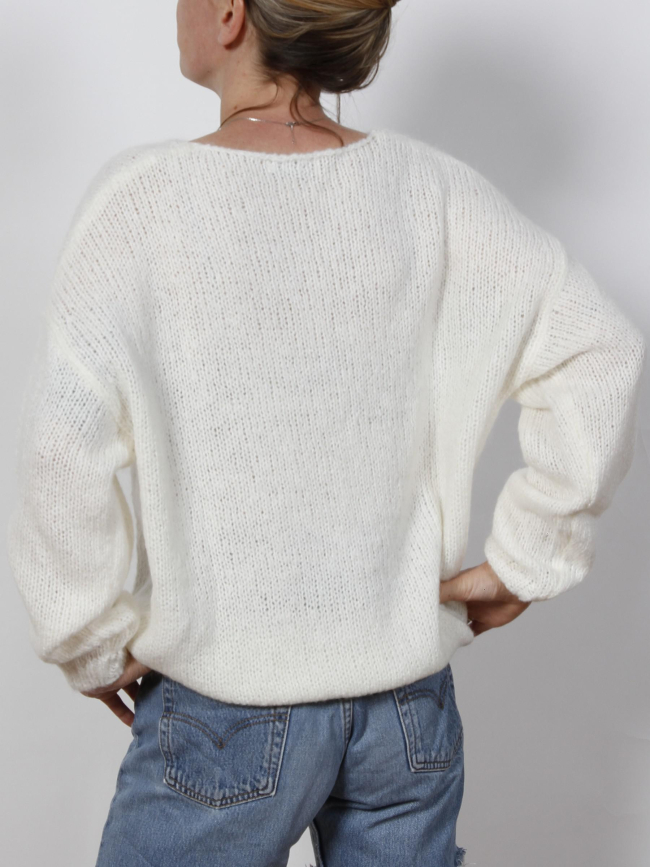 Pull molly blanc femme - Teddy Smith