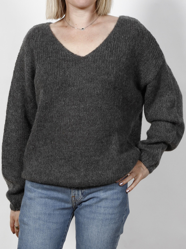 Pull molly gris anthracite femme - Teddy Smith