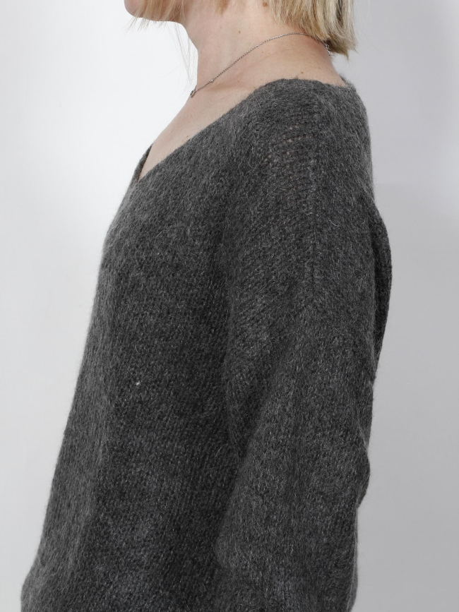 Pull molly gris anthracite femme - Teddy Smith