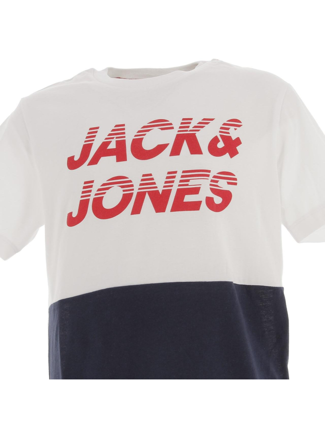 T-shirt break blanc garçon - Jack & Jones