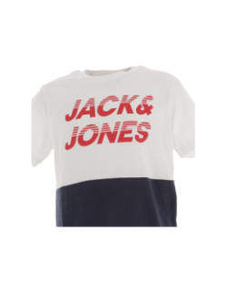 T-shirt break blanc garçon - Jack & Jones