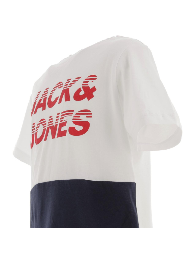 T-shirt break blanc garçon - Jack & Jones