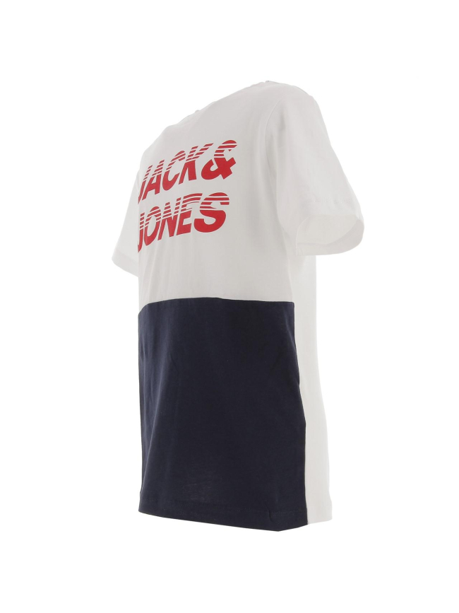 T-shirt break blanc garçon - Jack & Jones