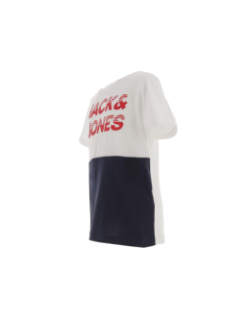 T-shirt break blanc garçon - Jack & Jones