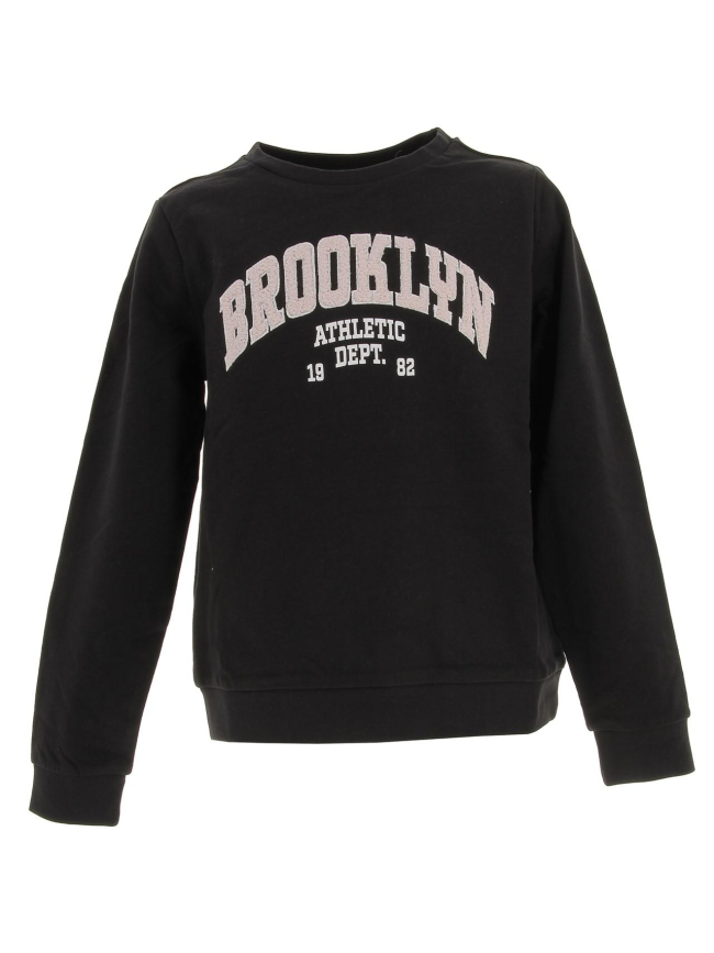 Sweat brooklyn laina noir fille - Only