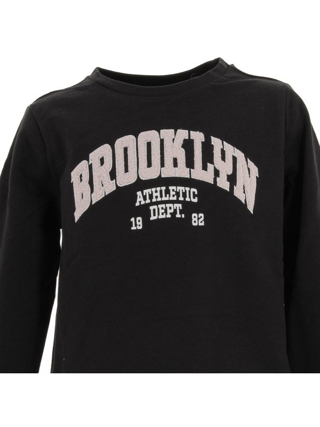 Sweat brooklyn laina noir fille - Only