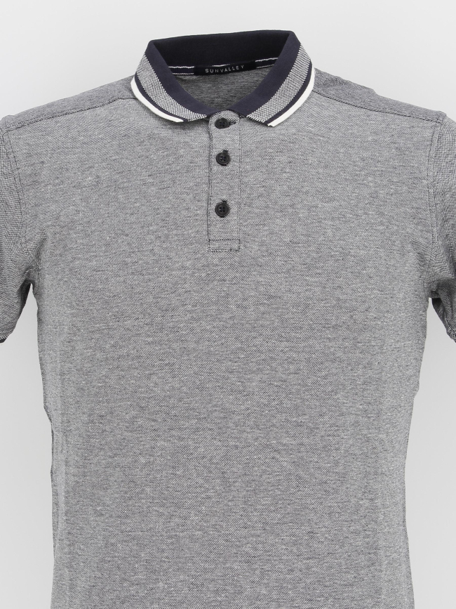 Polo bohm gris homme - Sun Valley