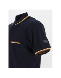 Polo bengal bleu marine homme - Sun Valley