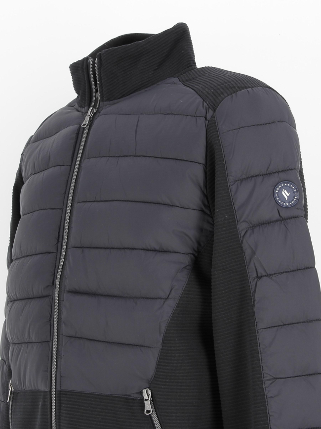 Veste bi-matière bleu marine homme - Sun Valley