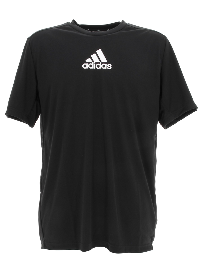 T-shirt de sport 3 bandes noir homme - Adidas