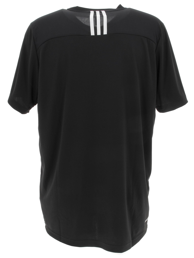 T-shirt de sport 3 bandes noir homme - Adidas