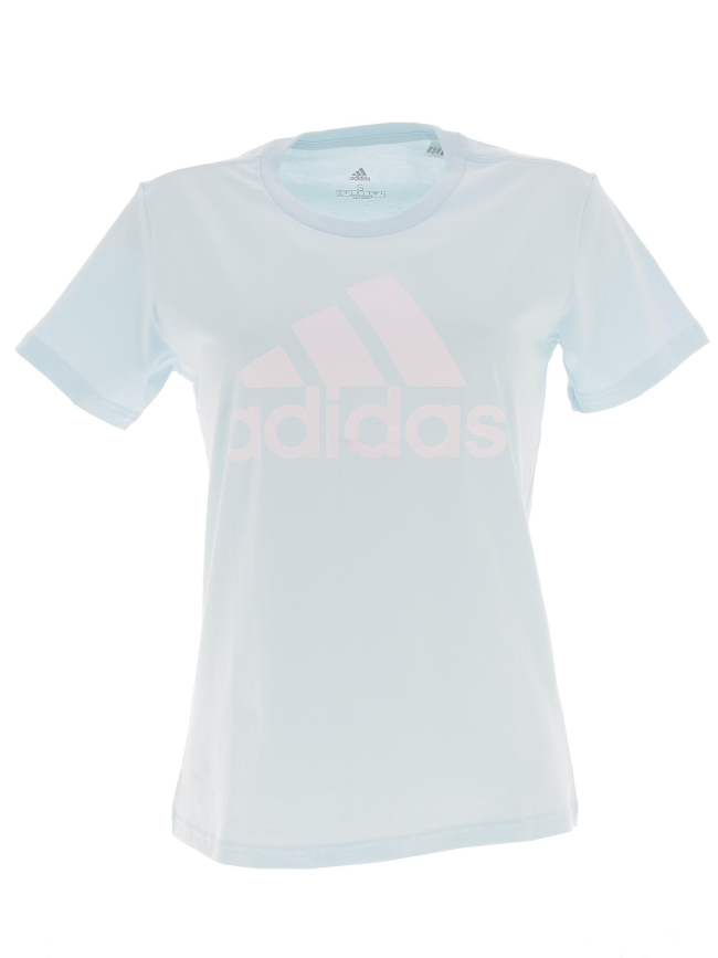 T-Shirt de sport logo bleu femme - Adidas