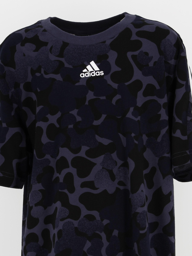 T-shirt b fi 3s camo bleu marine garçon - Adidas