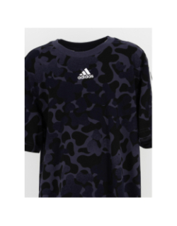 T-shirt b fi 3s camo bleu marine garçon - Adidas