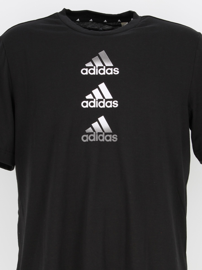 T-shirt de sport logo noir homme - Adidas
