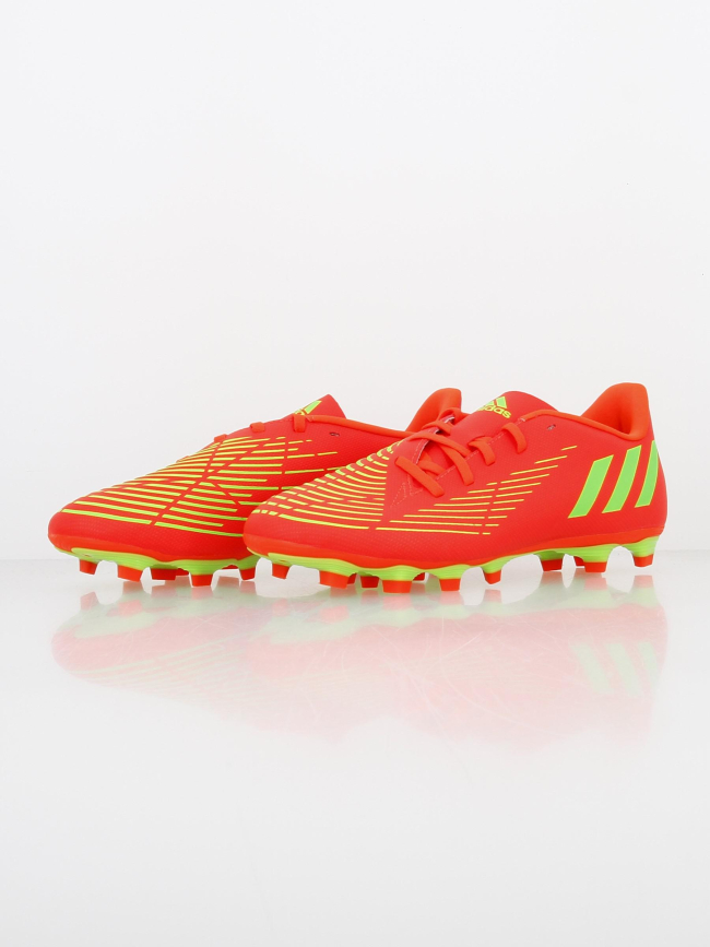 Chaussures de football predator edge 4 orange - Adidas