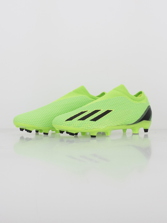 Chaussures de football speedportal fg vert fluo - Adidas