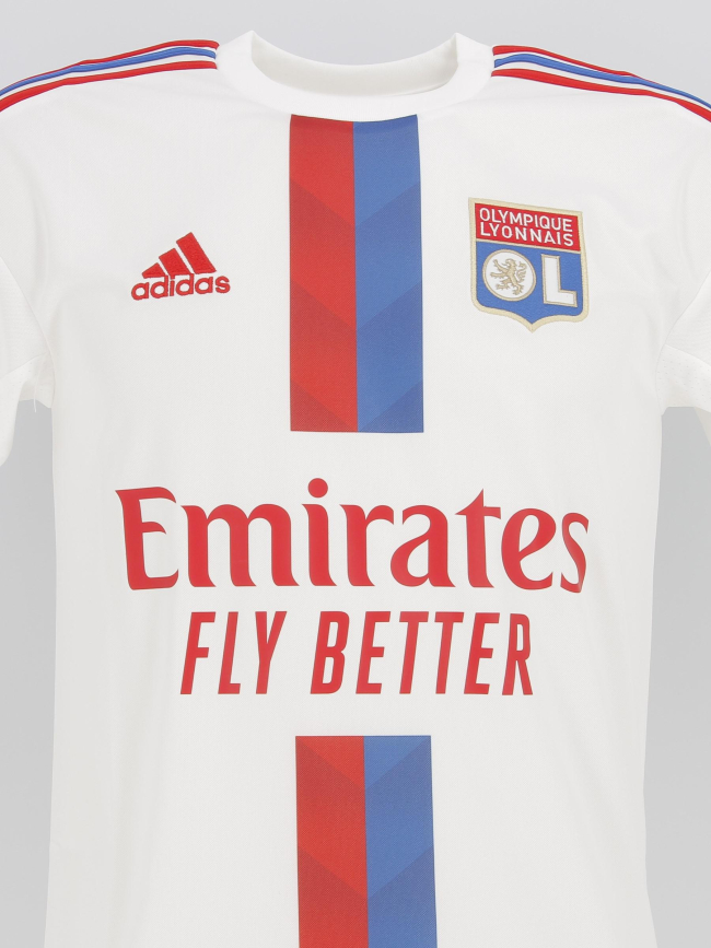 Maillot de football olympique lyonnais blanc homme - Adidas