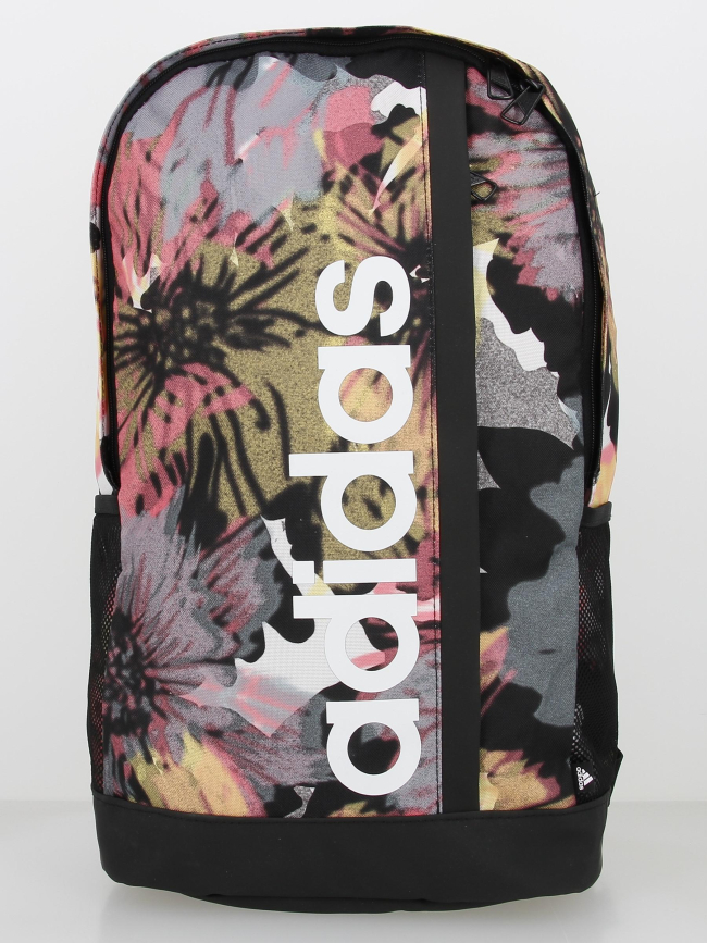 Sac à dos sport linear fleurs logo multicolore - Adidas