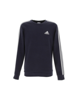 Sweat sport 3 bandes bleu marine homme - Adidas