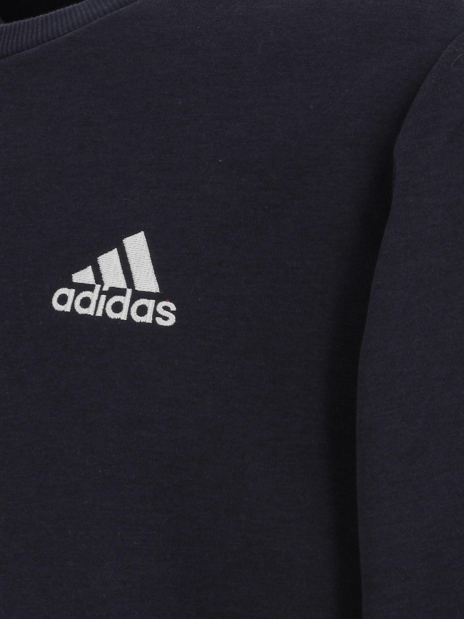 Sweat sport 3 bandes bleu marine homme - Adidas