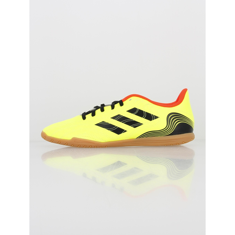 Chaussures de football indoor copa sense 4 jaune fluo - Adidas