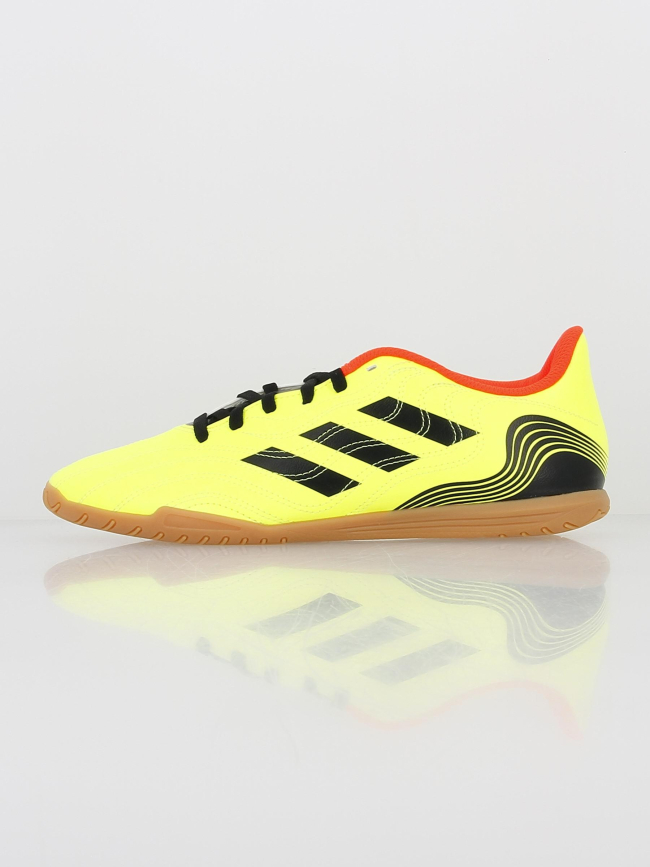 Chaussures de football indoor copa sense 4 jaune fluo - Adidas
