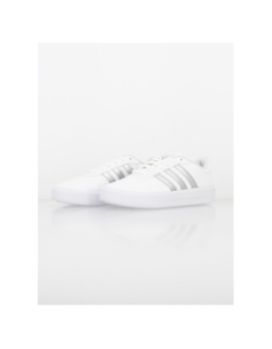 Baskets court platform blanc gris femme - Adidas